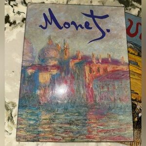 Monet coffee table book (Phidal Art Series) - printed in Italy 1990